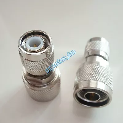 1Pcs New N Male Plug To TNC Male Jack Straight Connector RF Coaxial Adapter • $3.22