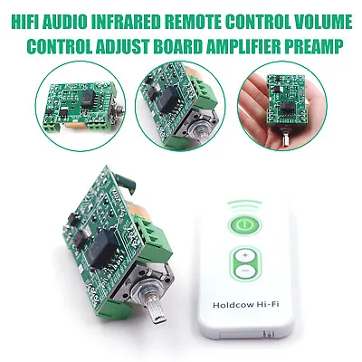 HiFi Audio Infrare Remote Control Volume Control Adjust Board Amplifier PreampGm • $19.99