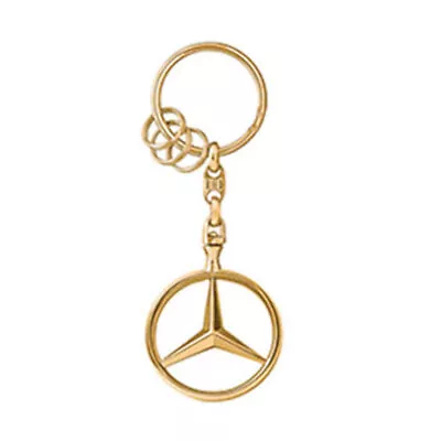 New Genuine Mercedes-Benz Star Key Ring Chain Gold OE 1443355 • $24.13