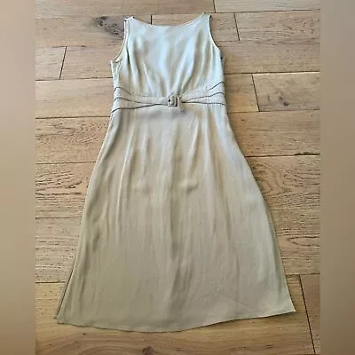 Valentino Spa Cream Color Dress Size 6 Vintage • $95