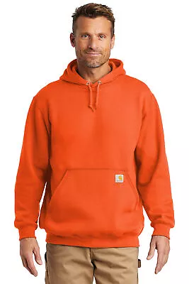 New Carhartt Men's Midweight Hooded Sweatshirt Pullover Workwear Hoodie CTK121 • $48.95