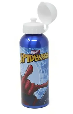 Spiderman Aluminium Drinks Bottle Blue 500ml • $15.49