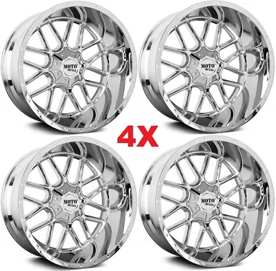 22 Chrome Wheels Rims Deep Lip Moto Metal Mo986 Wrangler Gladiator • $1995