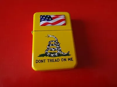 Rare Collectible Non-Zippo Lighter DON'T TREAD ON ME Made In China By STAR I • $25.77