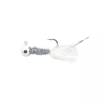8 Hand Tied Crappie Jigs 1/8 Oz Jigs Made With Real Goose Feathers • $8.95