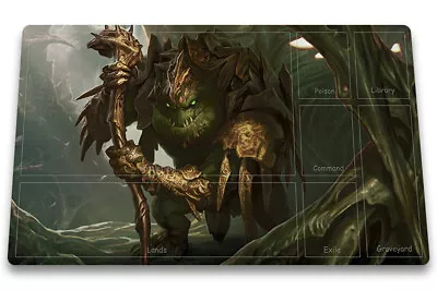 Thrun The Last Troll - Board Game MTG Custom Playmat With Card Zones Free Bag • $20.23