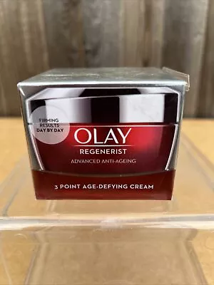 Olay Regenerist Advanced Anti-Ageing 3 Point Age-Defying Cream 50ml New • £15.99