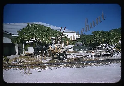 Wake Island Military Anti Aircraft Gun 35mm Slide 1950s Red Border Kodachrome • $12.99