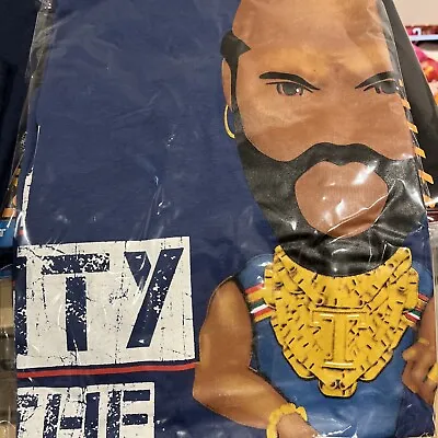 Mr T - I Pity The Fool Blue T-Shirt Large Brand New In Packet Blue Ateam A Team • £5.99