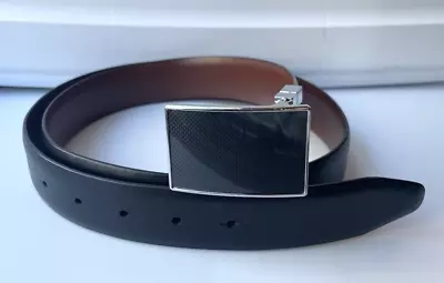 Full Grain Cowhide Belt Men's Size 40/100 Black Y6GA Formalwear • $5.99