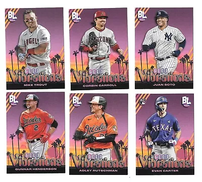 2024 Topps Big League GOOD VIBRATIONS U Pick Your Player - • $2.27