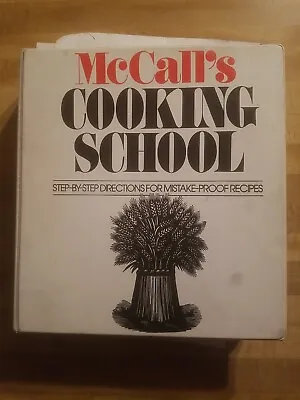 McCall's Cooking School Mistake Proof Recipes Binder 1986 • $4