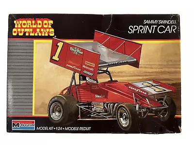 World Of Outlaws Sammy Swindell Sprint Car Monogram Model Kit 2751 1/24 Open Box • $26.49