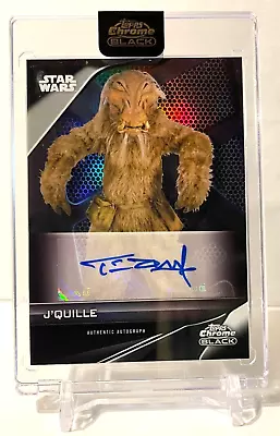 2023 Topps Star Wars Chrome Black Tim Dry As J'Quille Autograph Card A-TD • £19.99