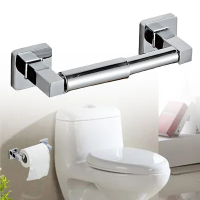 1x Wall Mounted Toilet Roll Holder Bar Tissue Paper Stand Bathroom Storage • $18.99