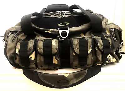 OAKLEY MECHANISM DUFFEL BAG Herb Camo Tactical Field Gear AP Large Pack Pristine • $759.99