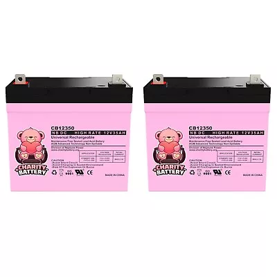 (2)12V 35 Battery For Scooter Pride Mobility Jazzy Select Wheelchair             • $144.95