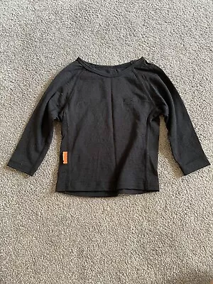 Icebreaker Merino Thermal Underwear Kids Top Black Size: 1 • $20