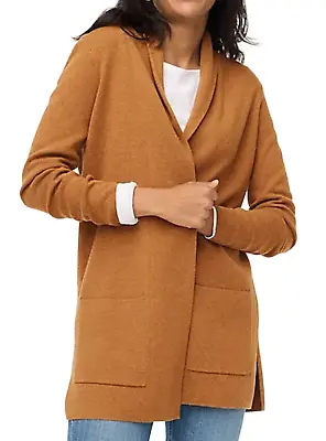 New J.crew Heather Camel Chelsea Sweater Blazer Cardigan Size Xs Ba866 • $54.99