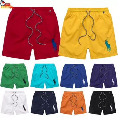 Summer Men's Polo Ralph Lauren Shorts Quick Drying Sports Beach Shorts Casual • £25.95