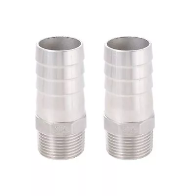 Stainless Steel Hose Barb Fitting1-1/4  Hose Barb X 1  NPT Male NPT For Wat... • $27.02