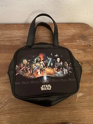 Star Wars Black Handbag Purse Zippered Medicine Bag • $22