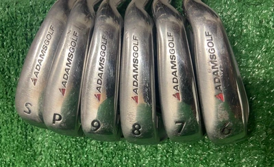 $179.42 • Buy Adams TL Tight Lies Iron Set 6-PW-SW RH Men's Stiff Steel W/ Nice Original Grips
