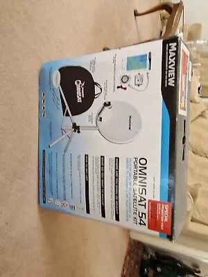 £40 • Buy Maxview Omnisat Complete 54cm Satellite Dish Kit With Sat Finder & Compass & Bag
