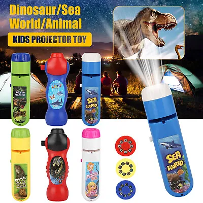 $7.98 • Buy Torch Night Projector Light Eductional Toys For 2-10 Year Old Kids Boy Girl Gift