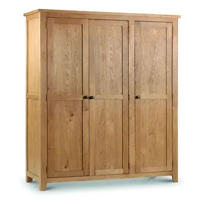 Wardrobe Marlborough Oak Wood Traditional 3 Door Bedroom Storage • £799.99