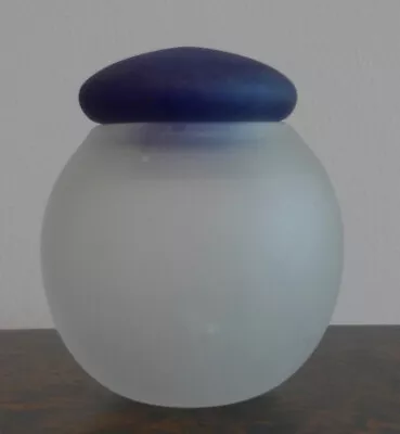 Adam Aaronson The Handmade Glass Co Lidded Glass Jar For Quaglino's 1995 • $29.99