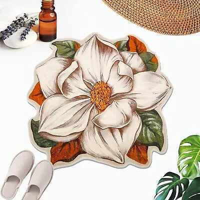 Flower Rug 2 Feet Mangnolia Carpet Rugs For Bedroom Living RoomFlower Shaped ... • $35.42