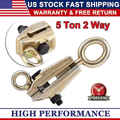 5 Ton 2 Way Auto Body Repair Tool Self-tightening Pull Clamp Frame Dent Puller • $26.99