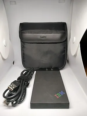 IBM ThinkPad 40GB USB 2.0 External Hard Drive With Original Cable & IBM Case • £59.54