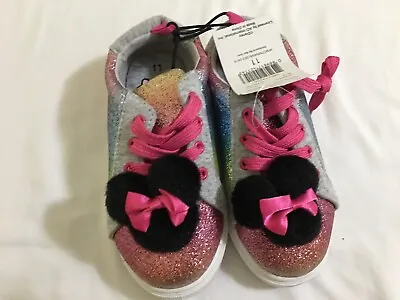 NWT Disney Minnie Mouse Sneakers Shoes Girls • $9.89