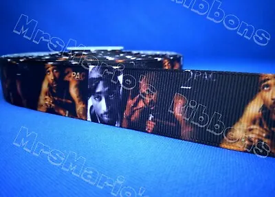2PAC Tupac Shakur Music Design Cake Hair Craft Ribbon @ MrsMario's • £1.69