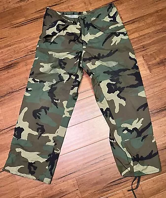 Mens TENNIER Industries Trousers Cold Weather Camouflage Military Goretex Camo • $14.99