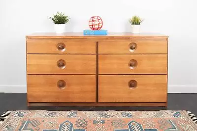 Teak Meredew Mid Century Chest Of Drawers Retro Vintage Sideboard Credenza • £400