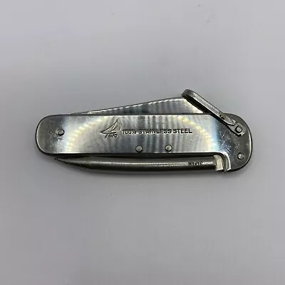 Vintage TELO Stainless Sailors Pocket Rigging Knife W/Marlin Spike Japan • $19.99