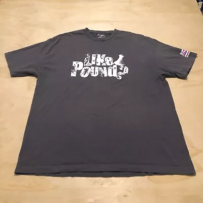 P648 T&C Surf Designs “Like Pound” Graphic Spell Out Tee T-shirt Size XL • $8.40