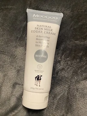 MooGoo Natural Skin Milk Udder Cream Moisturiser Restoring 200g • £18