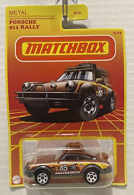 MATCHBOX METAL Retro Series 1985 PORSCHE 911 Rally  #7 Of 12 GP J03-4B10 • $3