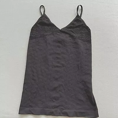 Anthropologie Eloise Black Stretch Textured Tank Top M/L • $12.99