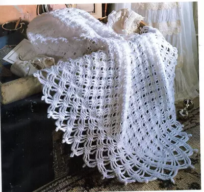 Enchanting Diamonds Baby Afghan Crochet Pattern • $1