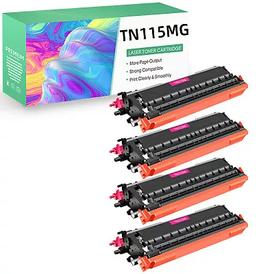 High Yield TN115 Magenta Toner Cartridge For Brother MFC-9640CW MFC-9840 9840CDW • $89.75