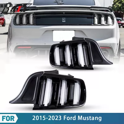 LED Sequential Tail Lights For 2015-2022 Ford Mustang Euro Style Brake Lamps • $272.75