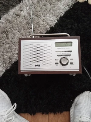£10.99 • Buy  Pro Line DAB/FM Digital Radio Battery & Mains Retro Wooden Has A Screen Flicker