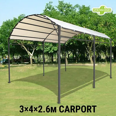 $224.10 • Buy 3x4m Gazebo Marquee Carport Shade Shelter Yard Backyard Steel Waterproof Top
