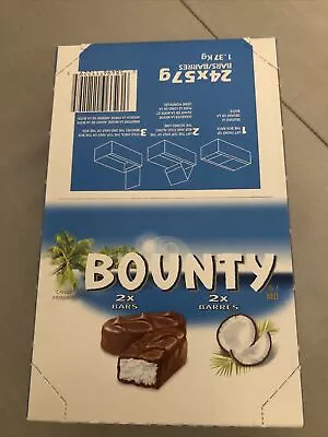 £14.50 • Buy Bounty Milk Chocolate 24x57G Full Case Expiry 04/2023 Free Postage
