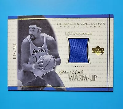 WILT CHAMBERLAIN 2000 UD The Master Collection NBA Legend 1972 AS Warm-up 48/200 • $194